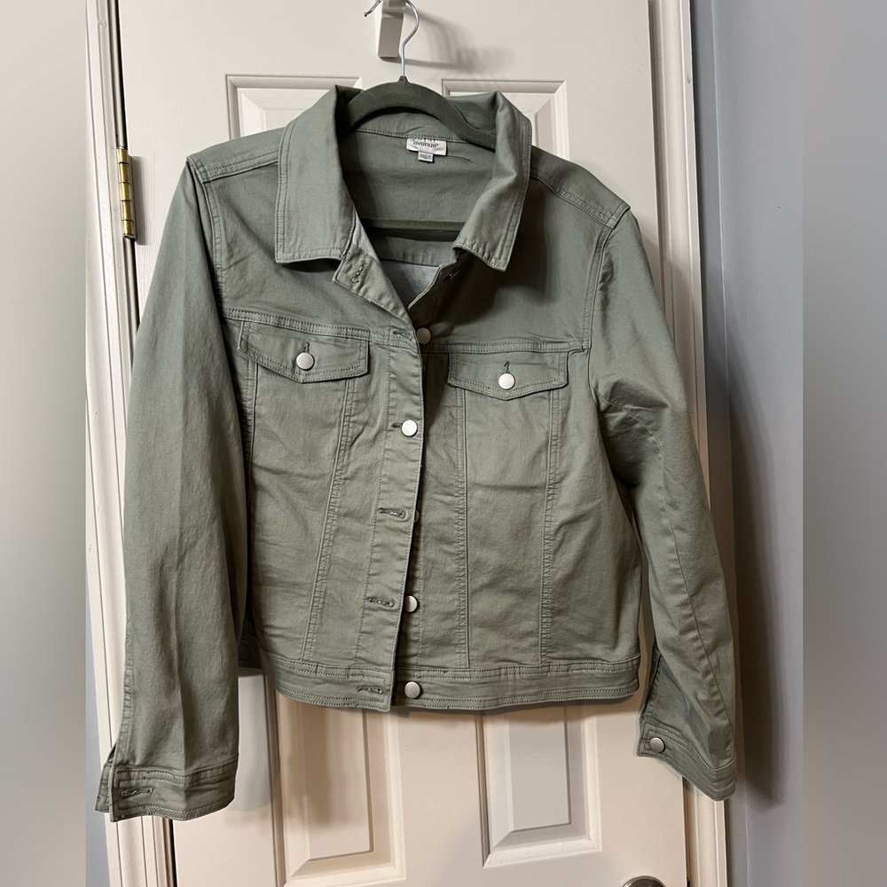Green safari style jacket
